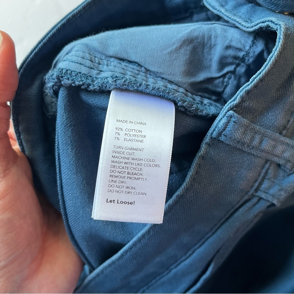KATE SPADE SATURDAY Blue Skinny Coated Jeans High-Waisted Size 29 - Picture 5 of 6